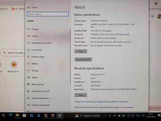 Portatil dell latitude 7280 tactil 
