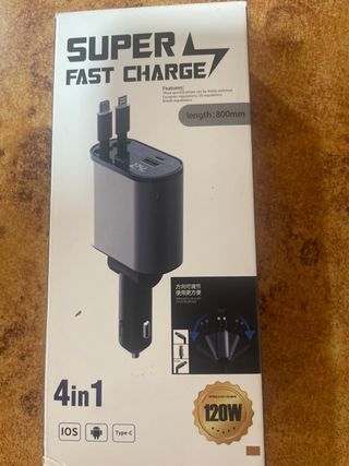 Retráctil Cargador de Coche