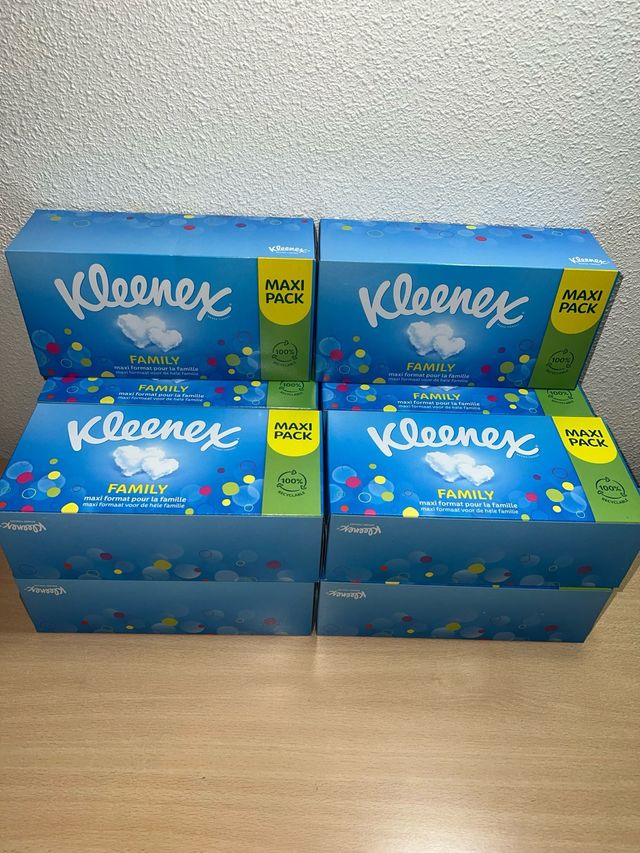 Kleenex Family Pack de 10 cajas de pañuelos