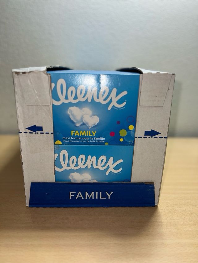 Kleenex Family Pack de 10 cajas de pañuelos