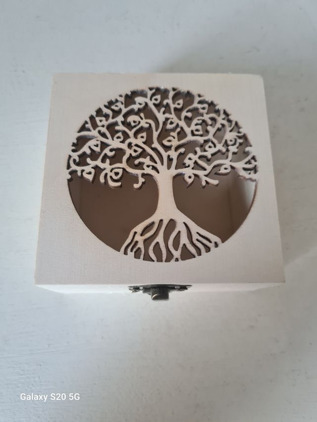 Scatola in legno albero della vita