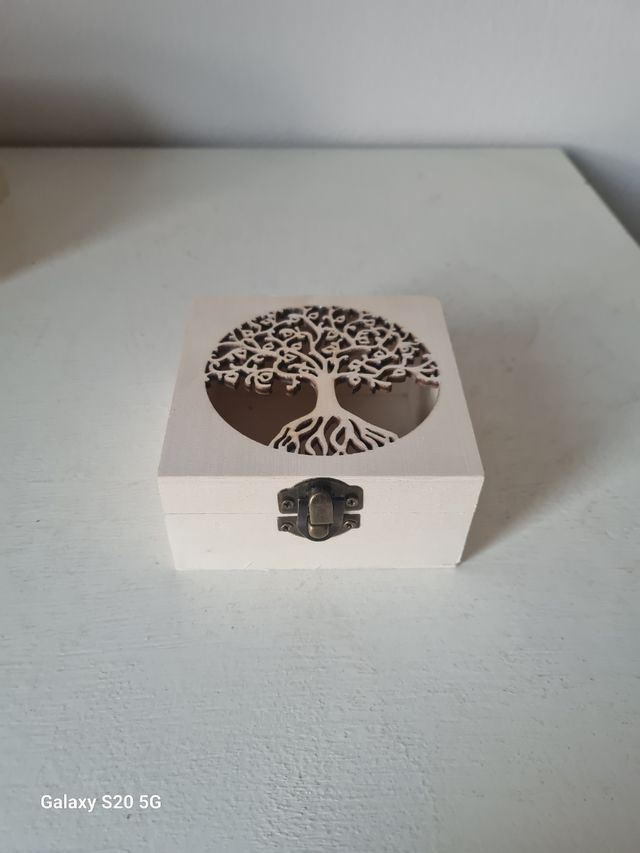 Scatola in legno albero della vita