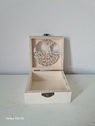 Scatola in legno albero della vita