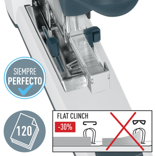 Grapadora Petrus 1500 Plata 120 Hojas nueva