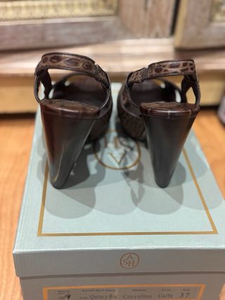 sandalias de ASH marrones