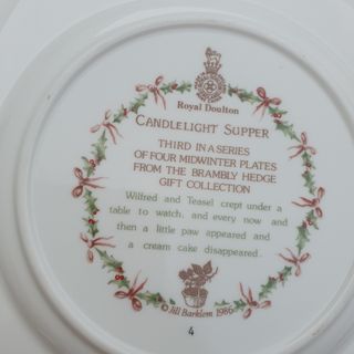 Piatto Brambly Hedge Royal Doulton CS