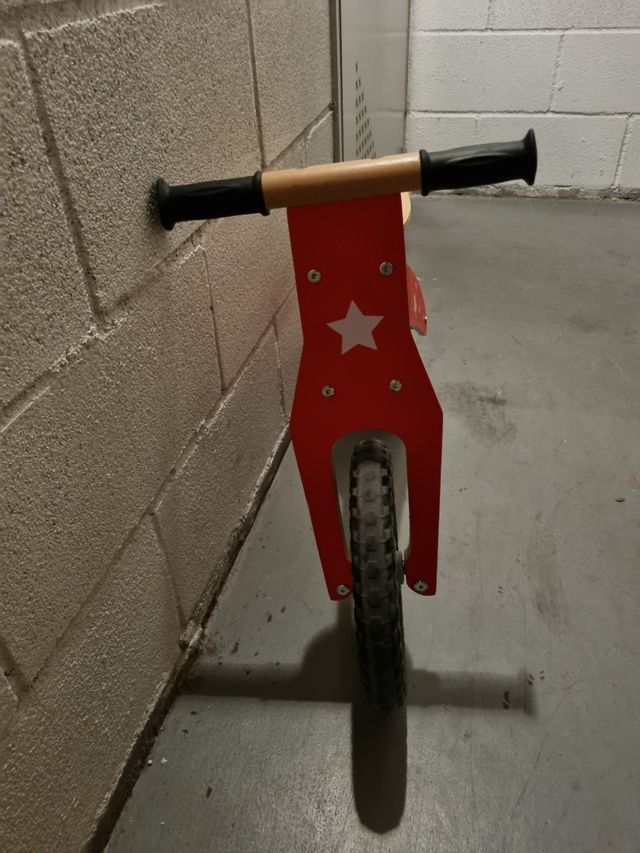 Bicicleta de madera