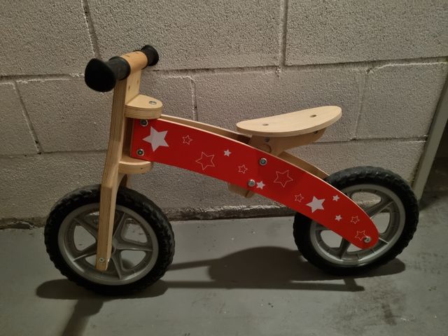 Bicicleta de madera