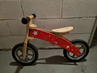 Bicicleta de madera