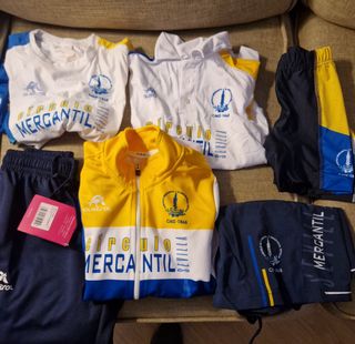 Equipacion deportiva Remo-Canoa Mercantil Sevilla 