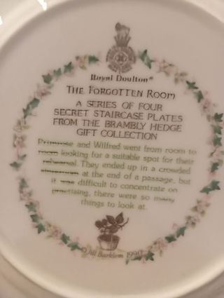 Piatto Brambly Hedge Royal Doulton FR