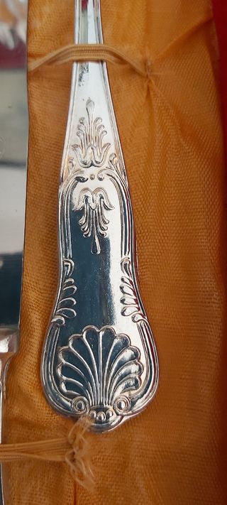 Set posate placcate argento 800 51 pezzi