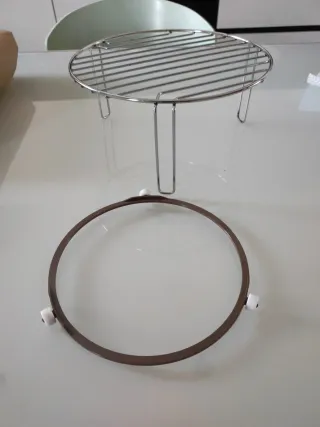 Supporto e griglia per Piatto microonde De Longhi