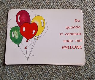 3 Cartoline anni 80 da collezionare