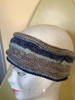Fascia per capelli invernale donna