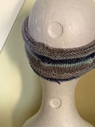 Fascia per capelli invernale donna
