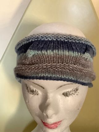 Fascia per capelli invernale donna