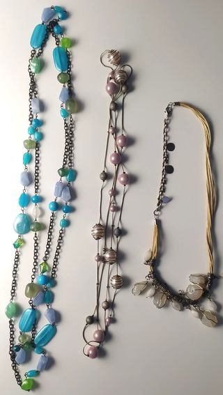Tre collane donna bijoux