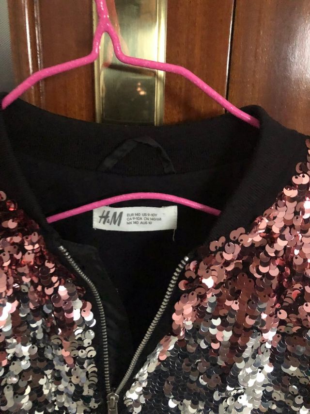 Chaqueta lentejuelas niña