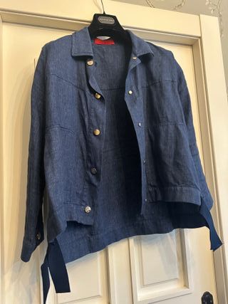 Chaqueta de tela vaquera Carolina herrera