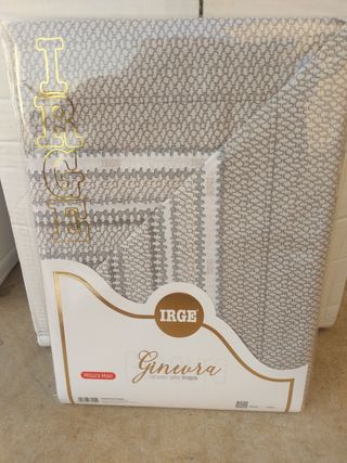 Lenzuola singolo cotone grigio irge