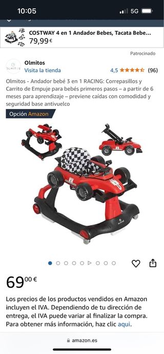 Correpasillos Formula 1