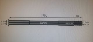 Eje Pasante MTB Y CARRETERA.