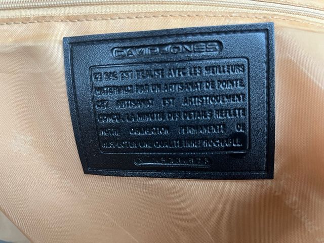 Bolso de viaje vintage David Jones