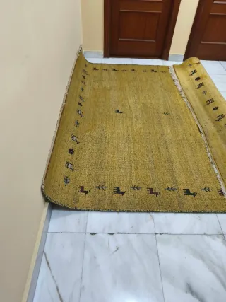 Alfombra lana hecha a mano