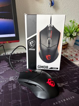 Raton gaming MSI con cable