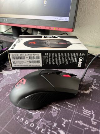 Raton gaming MSI con cable