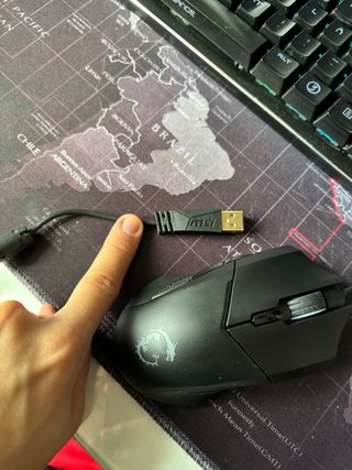 Raton gaming MSI con cable