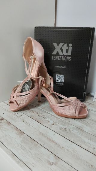 Zapato Vestir Rosa Nube T38