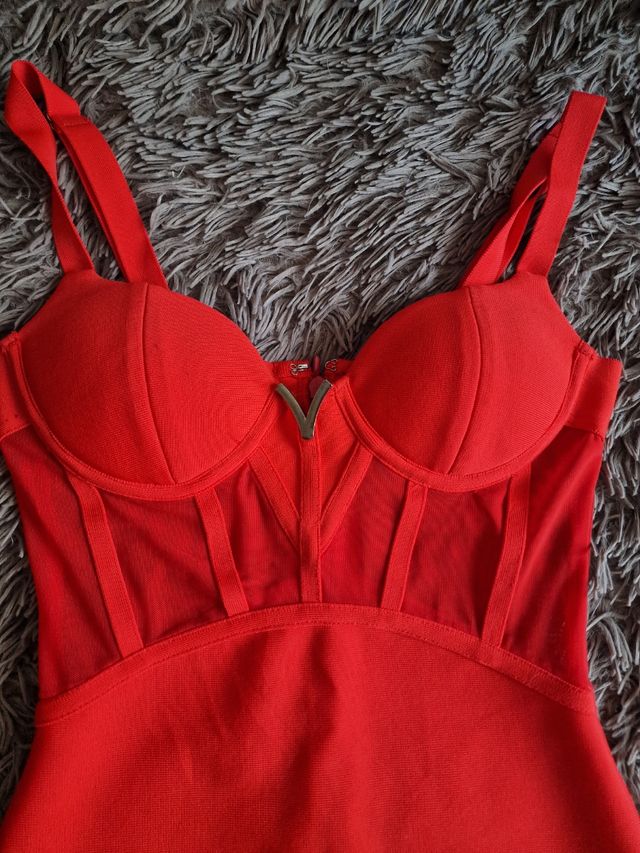 Vestido bandage rojo