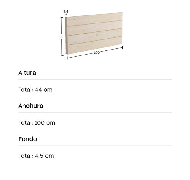 Cama Montessori madera