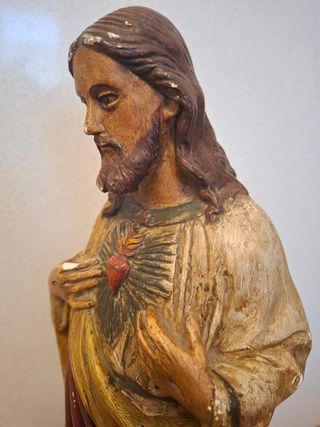 Sagrado corazón de Jesus escayola