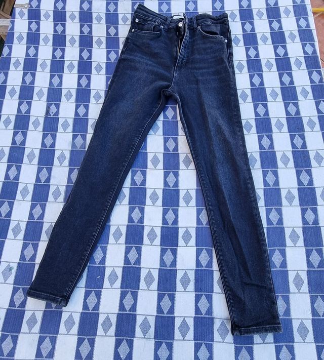 Vaquero Zara largo mujer talla 38