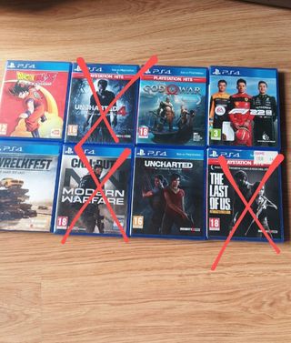 Juegos play station 4