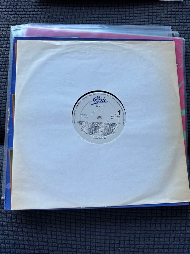 Disco vinilo epic 10