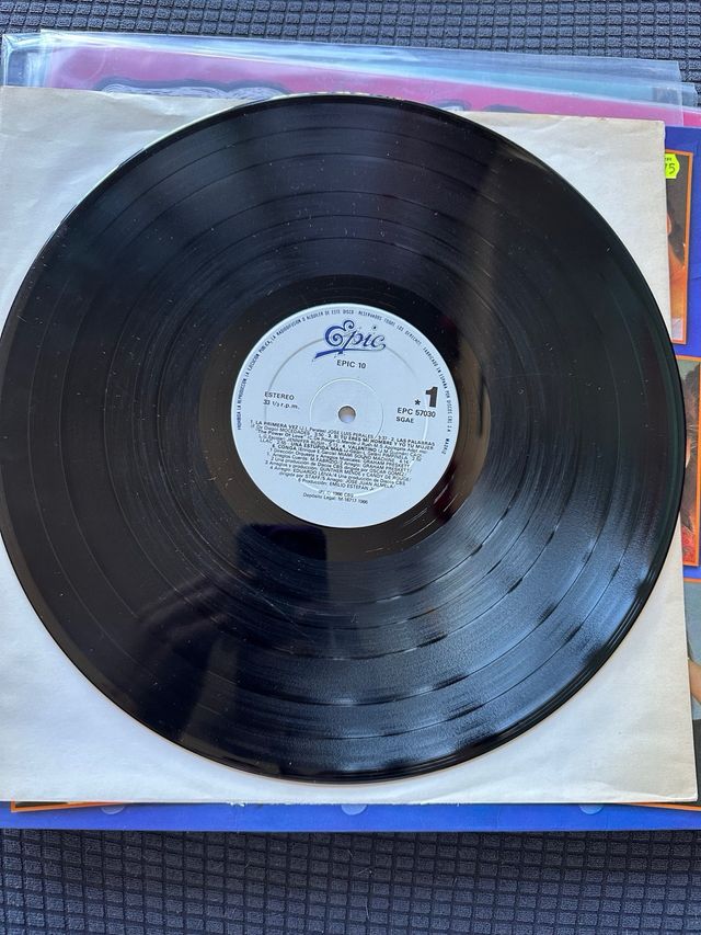 Disco vinilo epic 10