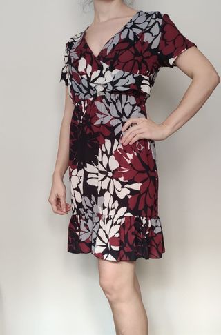 Vestido verano flores talla única