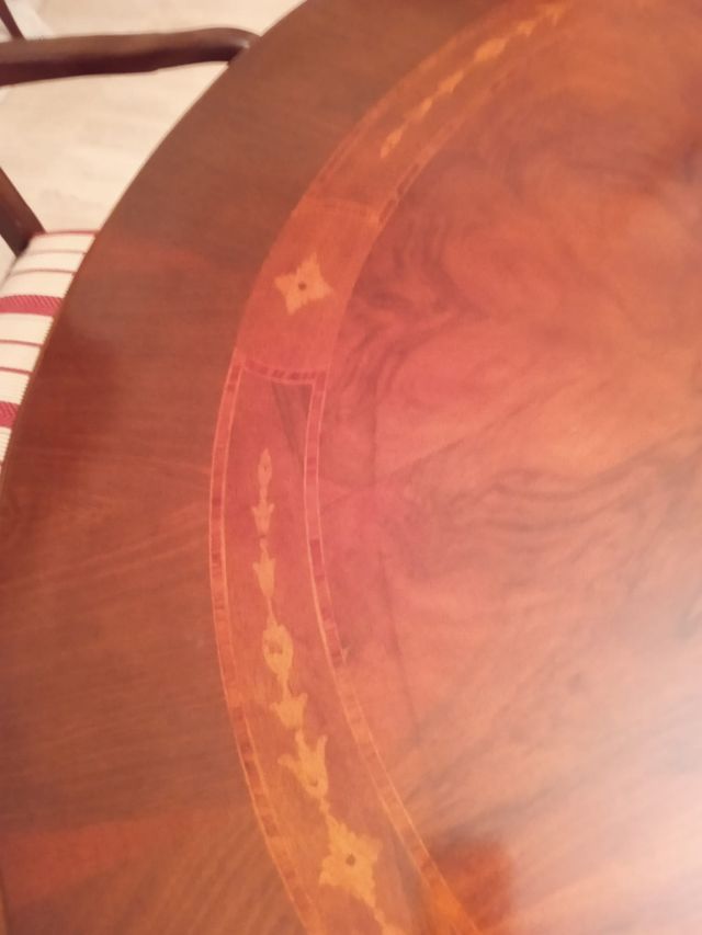 Tavolo da pranzo: 3 sedie e 3 poltrone sono gratuite