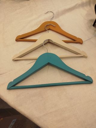 12 Perchas armario niños