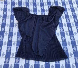 Camiseta mujer sin mangas negro talla M