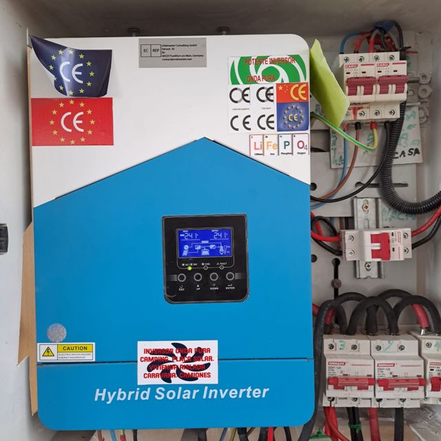 KIT SOLAR INVERSOR,BATERIAS LIFEPO4 320Am,PLACAS