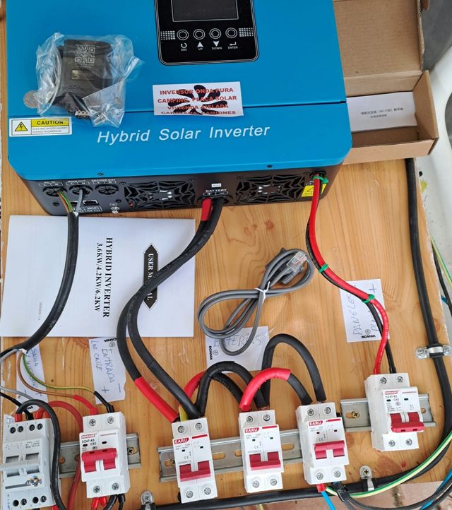 KIT SOLAR INVERSOR,BATERIAS LIFEPO4 320Am,PLACAS