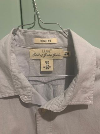 Camicia celeste uomo donna HeM