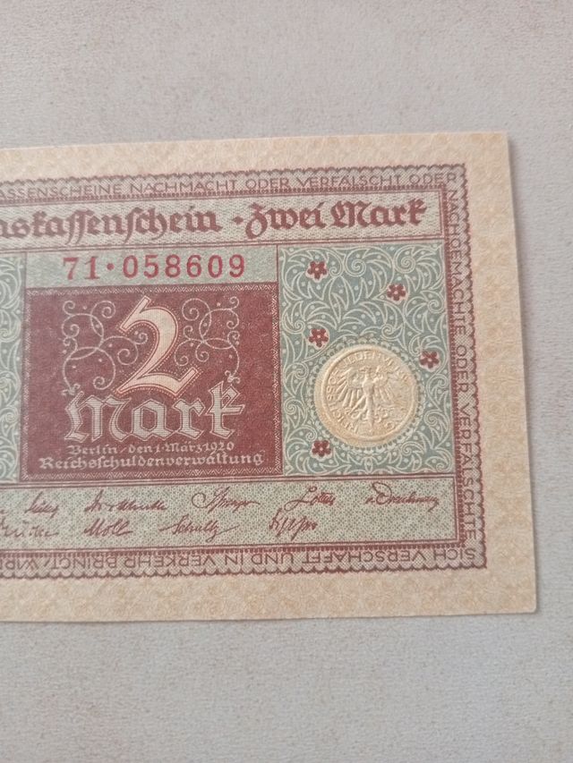 Excelente billete Alemania 1920