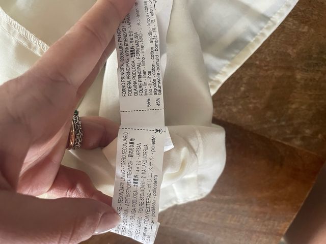 Vestito doppia fodera Zara