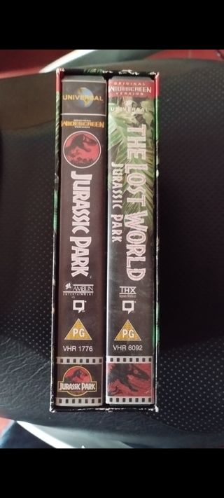 Pack VHS Jurassic Park + The Lost world